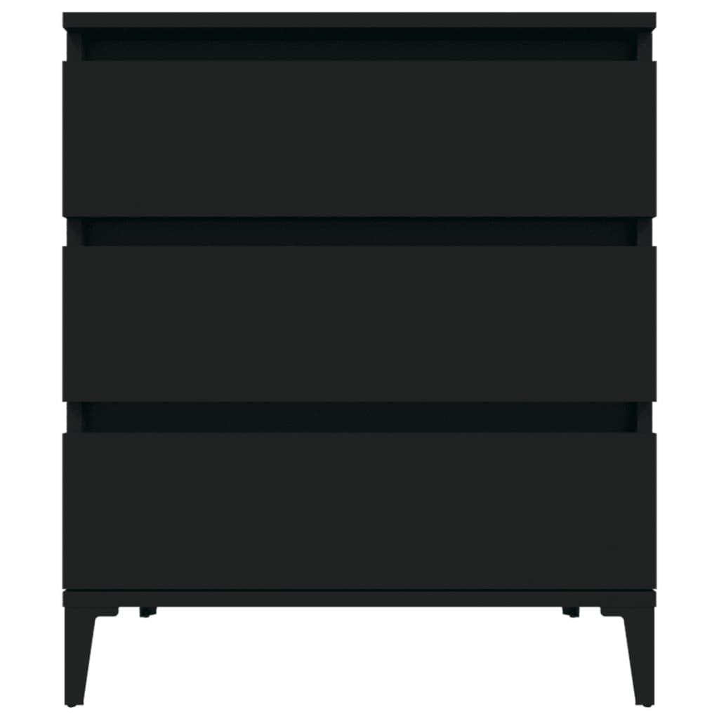 Sideboard Schwarz 60x35x70 cm Holzwerkstoff