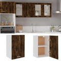 Hängeschrank Lyon Räuchereiche 39,5x31x60 cm Holzwerkstoff