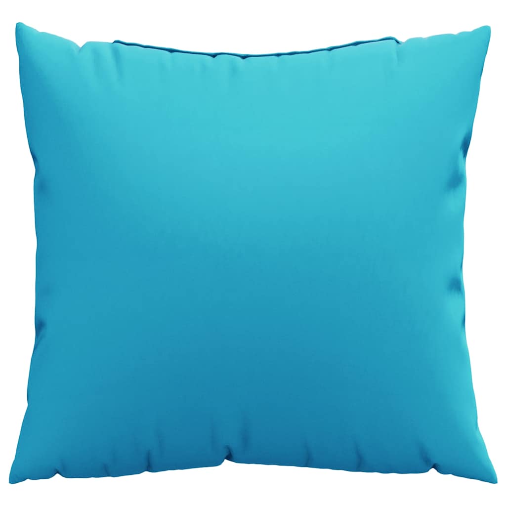 Streupillows Uni 4 pcs Türkis 50 x 50 cm Polyesterstoff