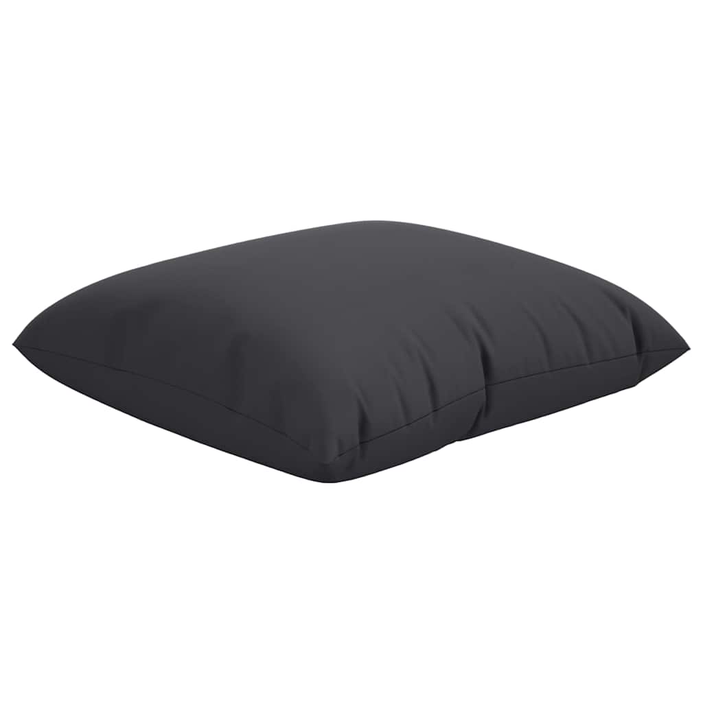 Sofakissen 4 Stk. Schwarz 60x60 cm Stoff
