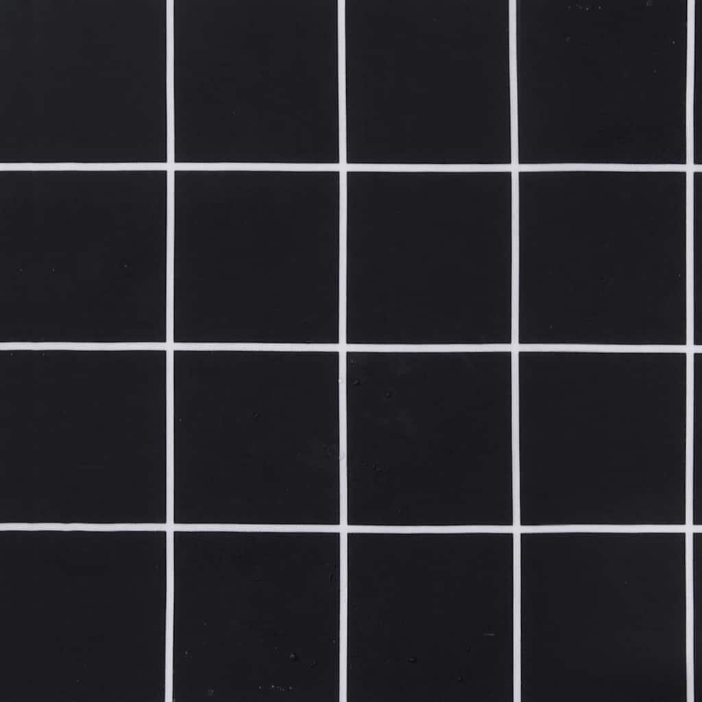 Streupillows 4 pcs Schwarz kariert 60 x 60 cm Polyesterstoff