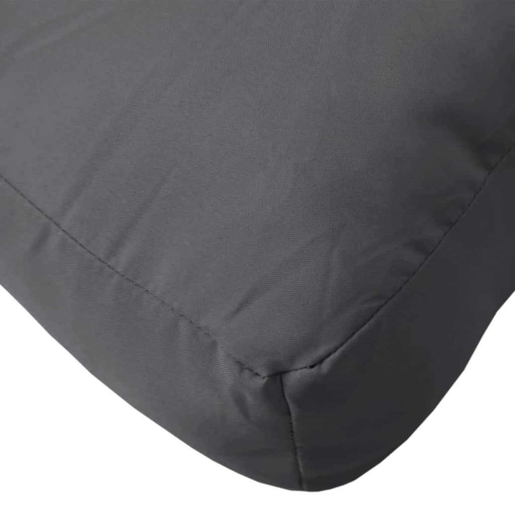 Palettenkissen Anthrazit 60x60x12 cm Stoff