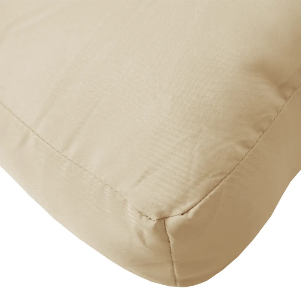 Palettensofa-Kissen Beige 70x70x12 cm