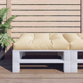 Palettensofa-Kissen Beige 70x70x12 cm