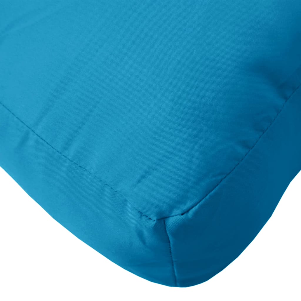 Palettenkissen Blau 70x70x12 cm Stoff