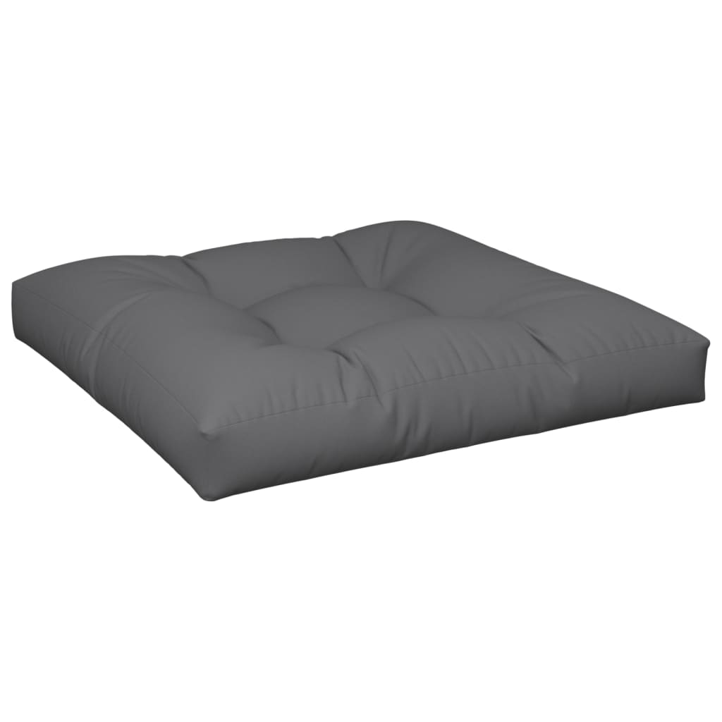 Palettenkissen Anthrazit 80x80x12 cm Stoff