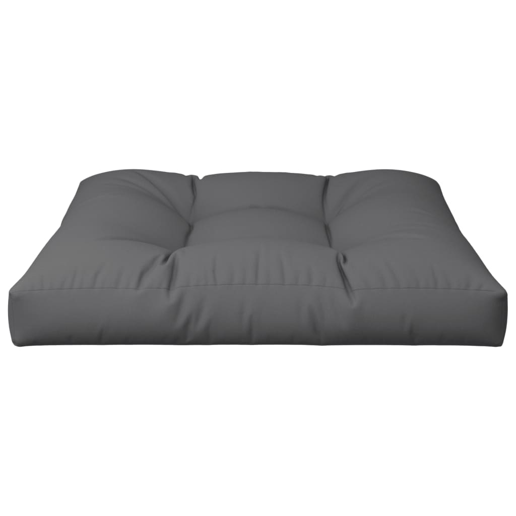 Palettenkissen Anthrazit 80x80x12 cm Stoff