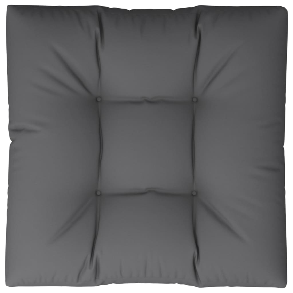 Palettenkissen Anthrazit 80x80x12 cm Stoff