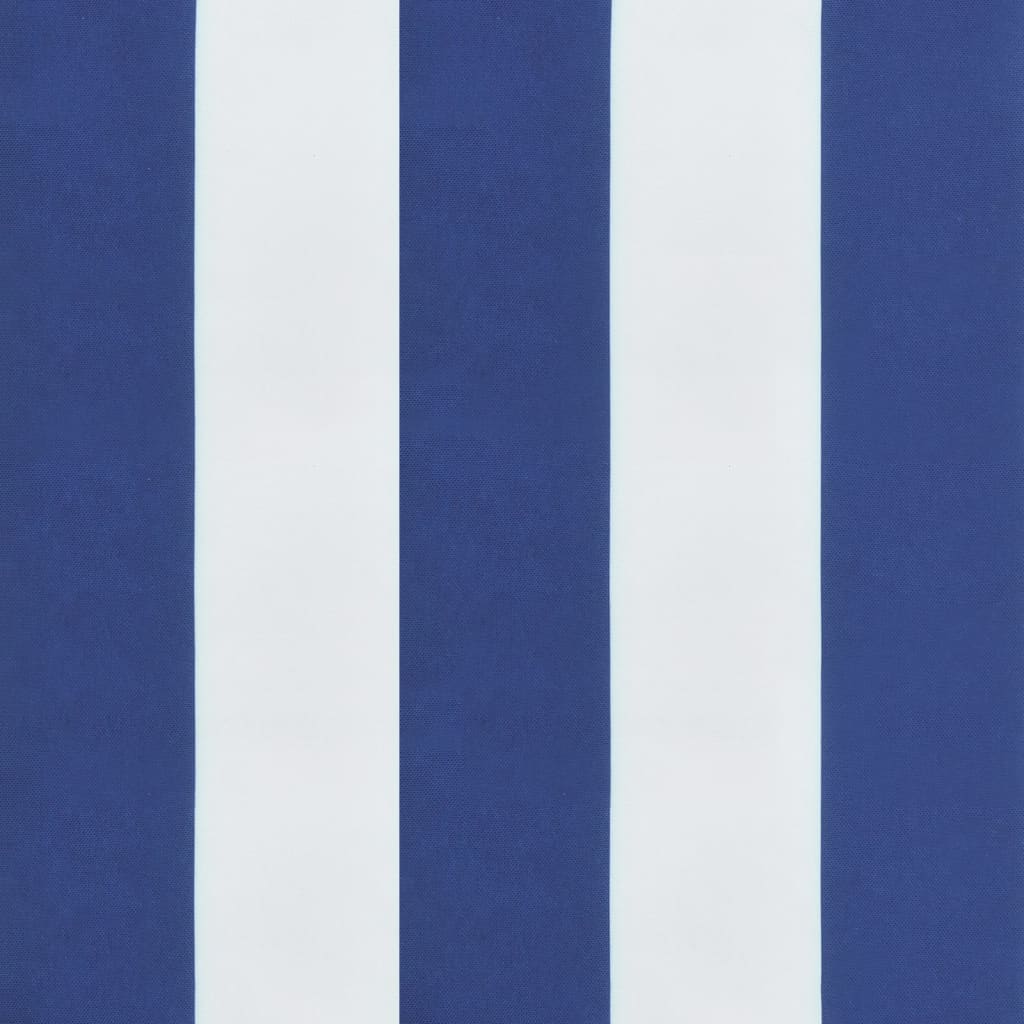 Palettenkissen Blau Weiß Gestreift 50x40x12 cm Stoff