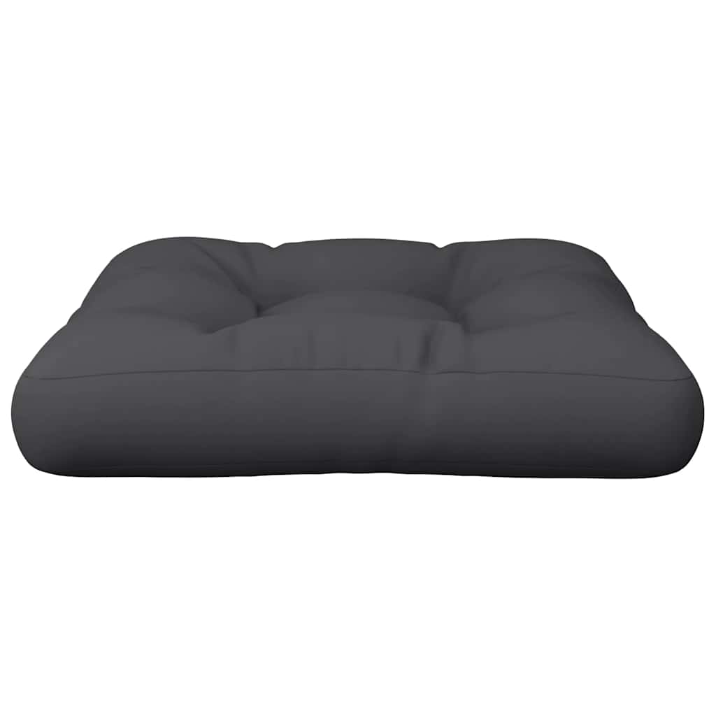 Palettenkissen Schwarz 60x61,5x10 cm Stoff