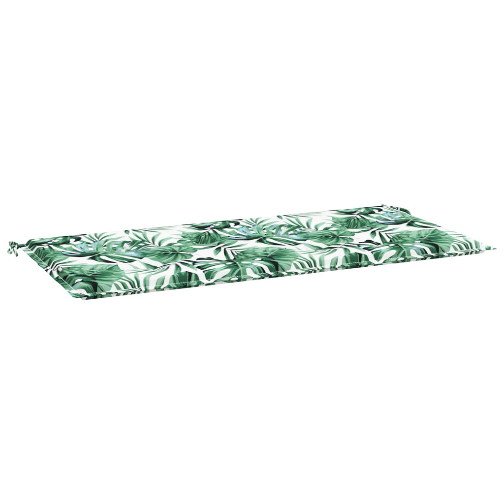 Stuhlpolster Blatt Blattmuster 100 x 50 x 3 cm Oxford-Stoff