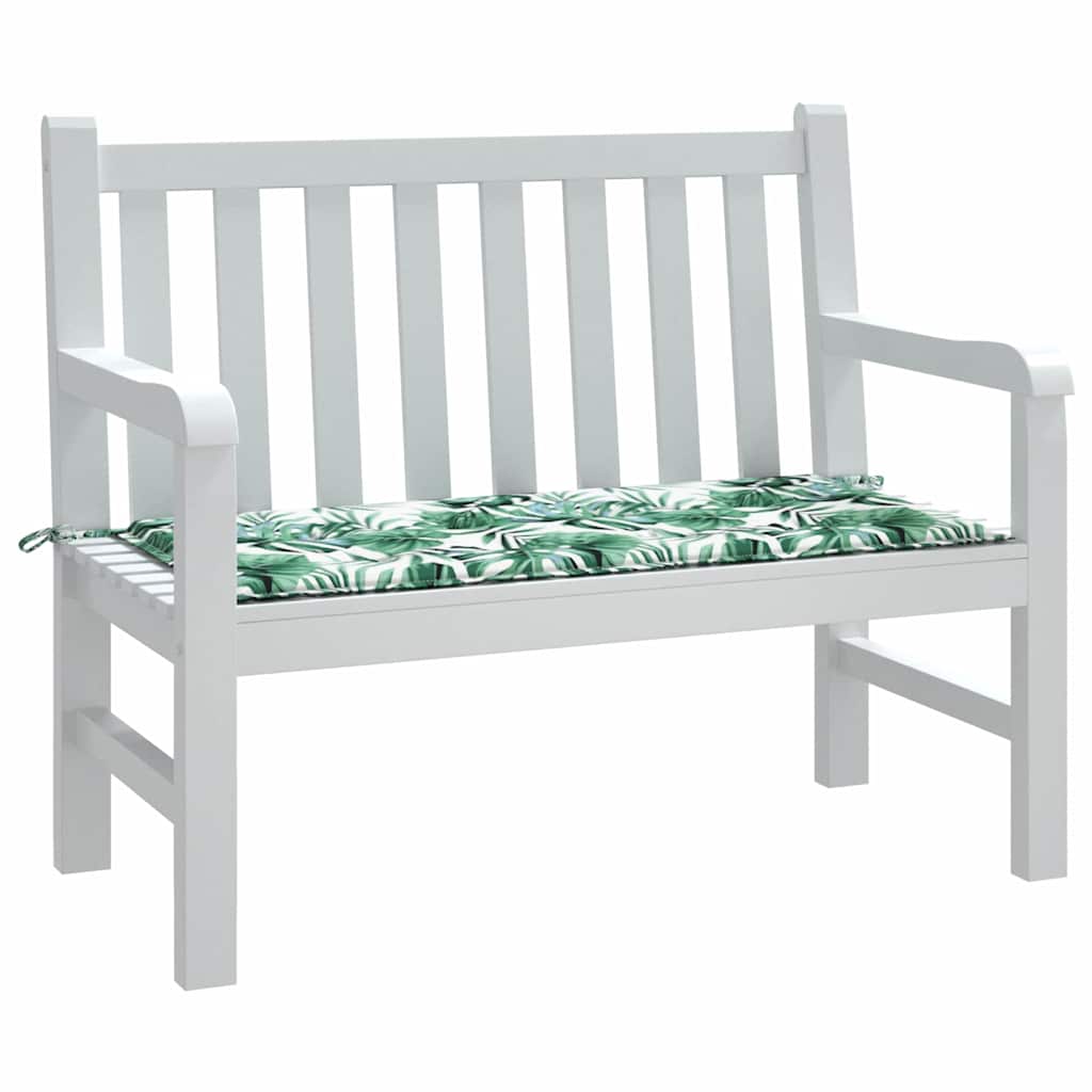 Stuhlpolster Blatt Blattmuster 100 x 50 x 3 cm Oxford-Stoff