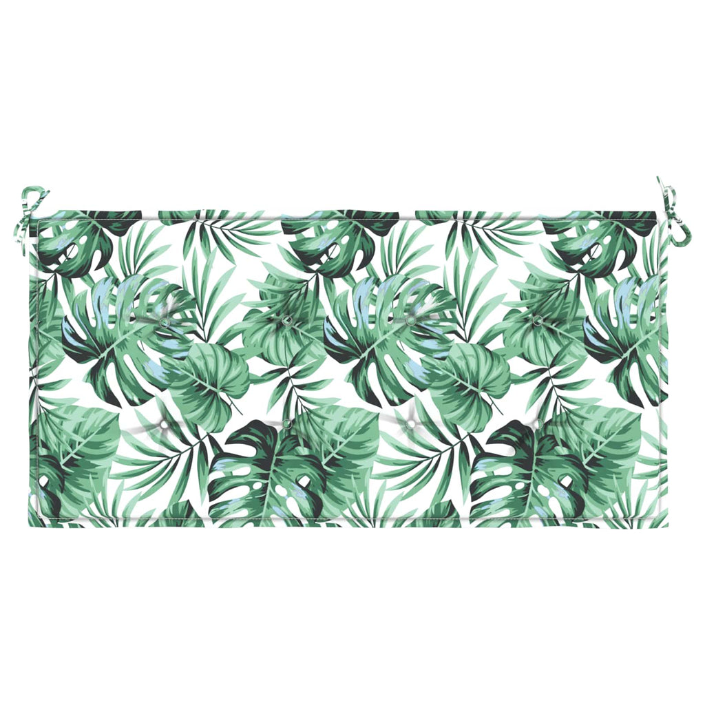 Stuhlpolster Blatt Blattmuster 100 x 50 x 3 cm Oxford-Stoff