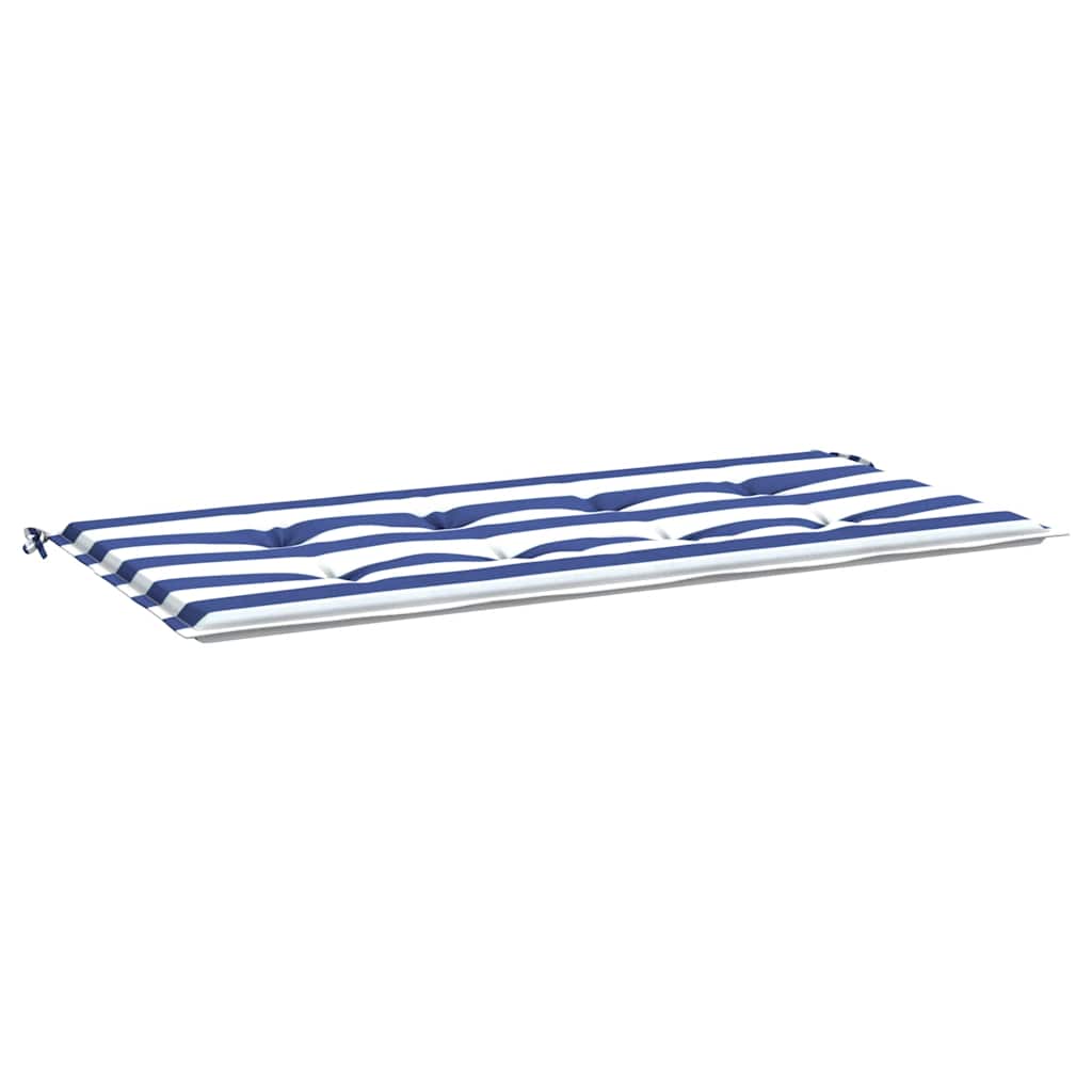 Gartenbank-Auflage Blau&Weiß Gestreift 100x50x4cm Oxford-Gewebe