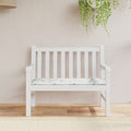 Gartenbank-Auflage Blattmuster 100x50x3 cm Oxford-Gewebe