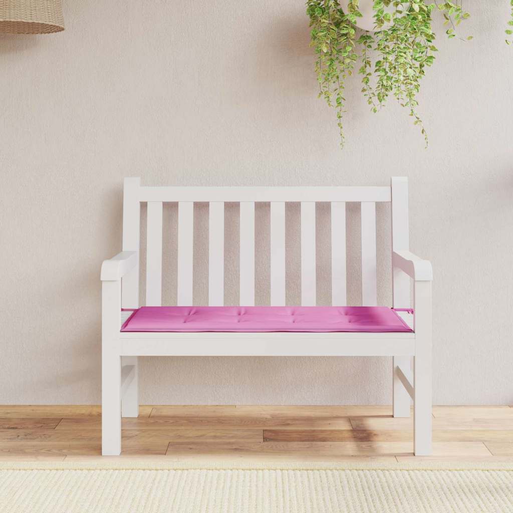 Stuhlpolster Uni Rosa 100 x 50 x 3 cm Oxford-Stoff