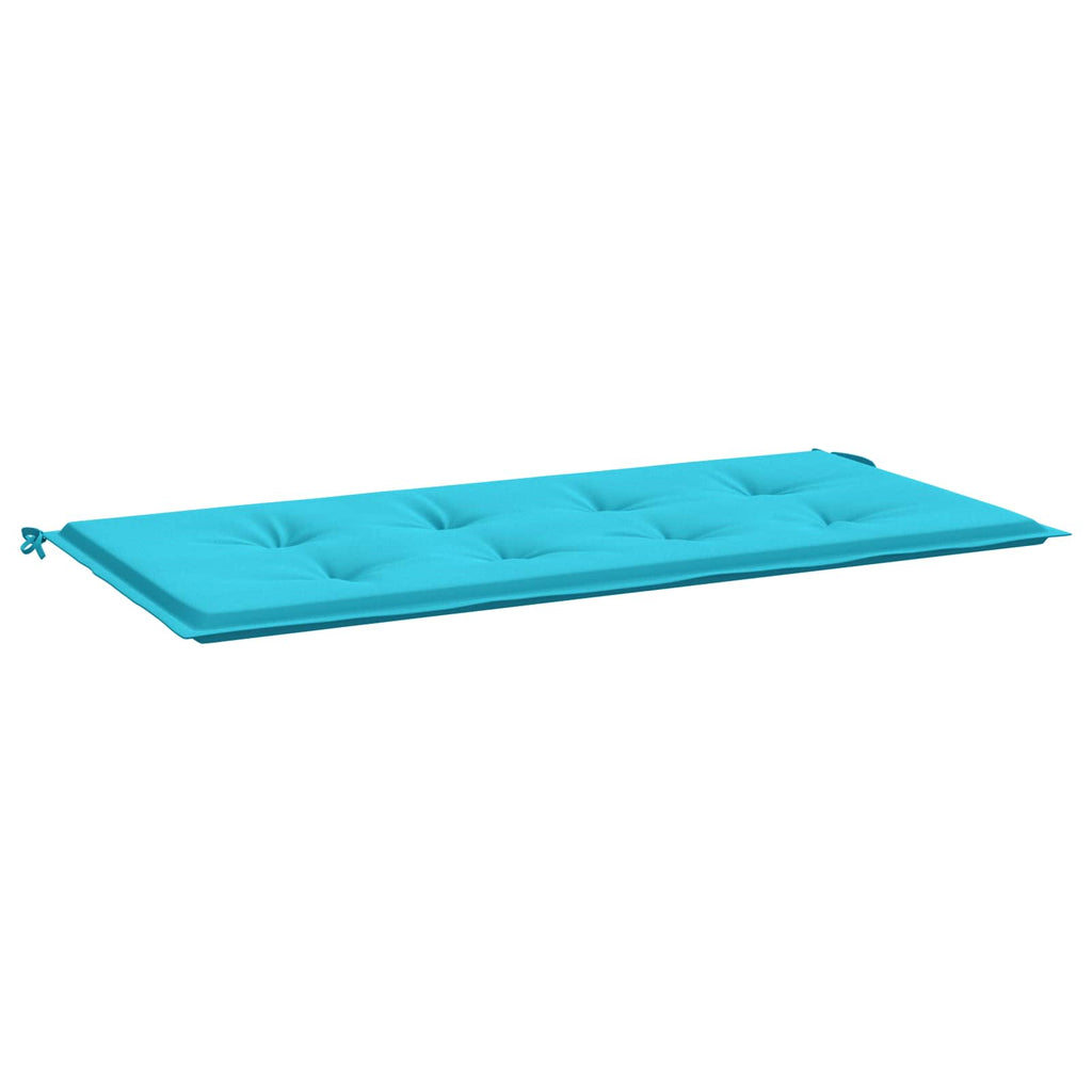 Bankpolster Uni Türkis 120 x 50 x 3 cm Oxford-Stoff