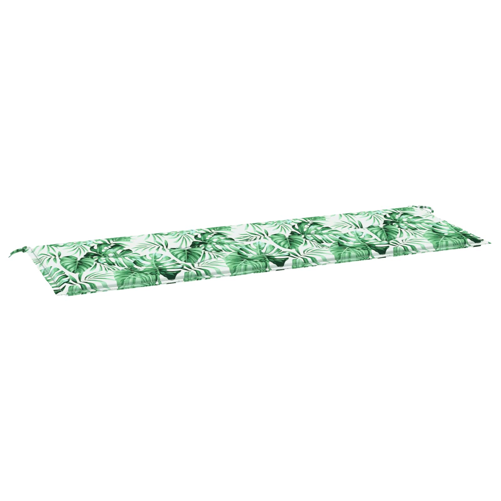 Bankpolster Blatt Blattmuster 150 x 50 x 3 cm Oxford-Stoff