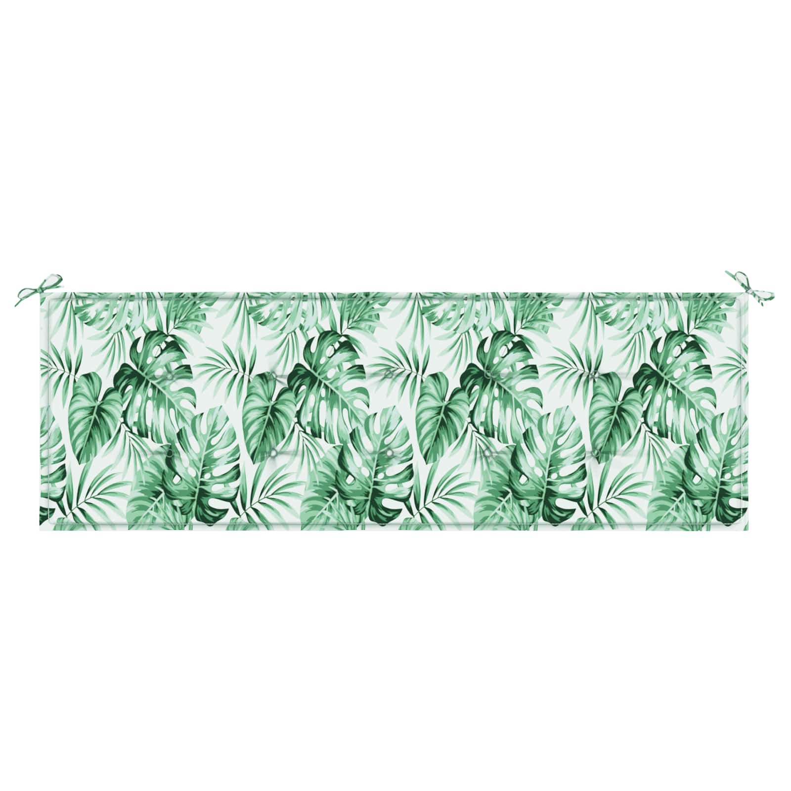 Bankpolster Blatt Blattmuster 150 x 50 x 3 cm Oxford-Stoff
