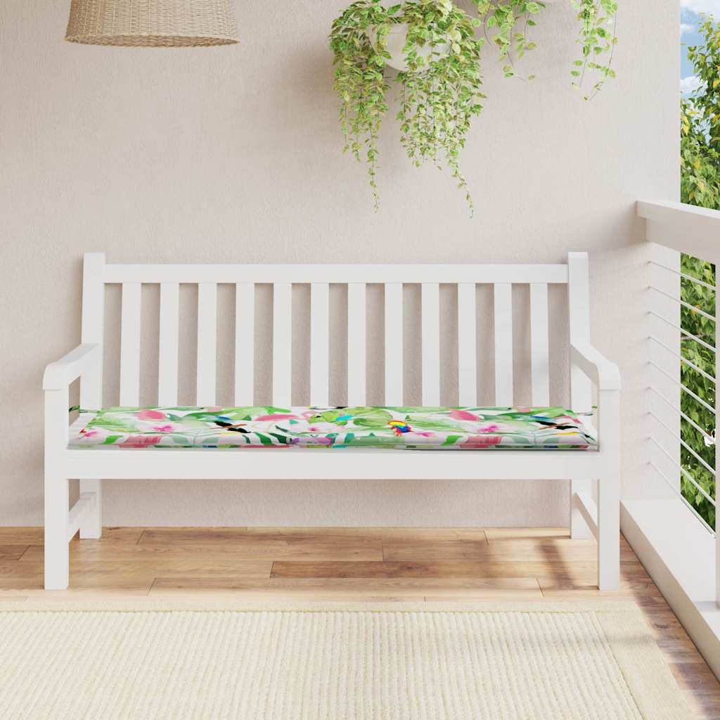 Gartenbank-Auflage Mehrfarbig 150x50x4 cm Oxford-Gewebe