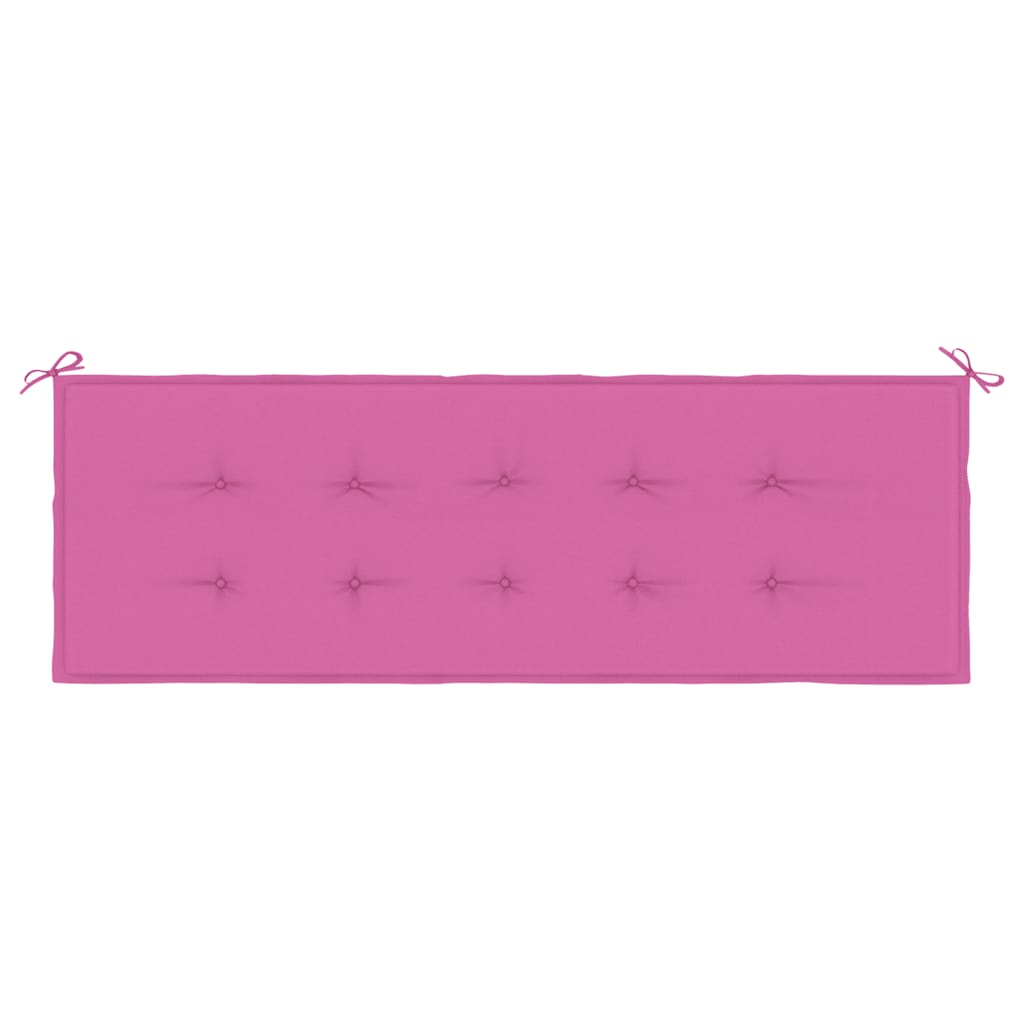 Gartenbank-Auflage Rosa 150x50x4 cm Oxford-Gewebe