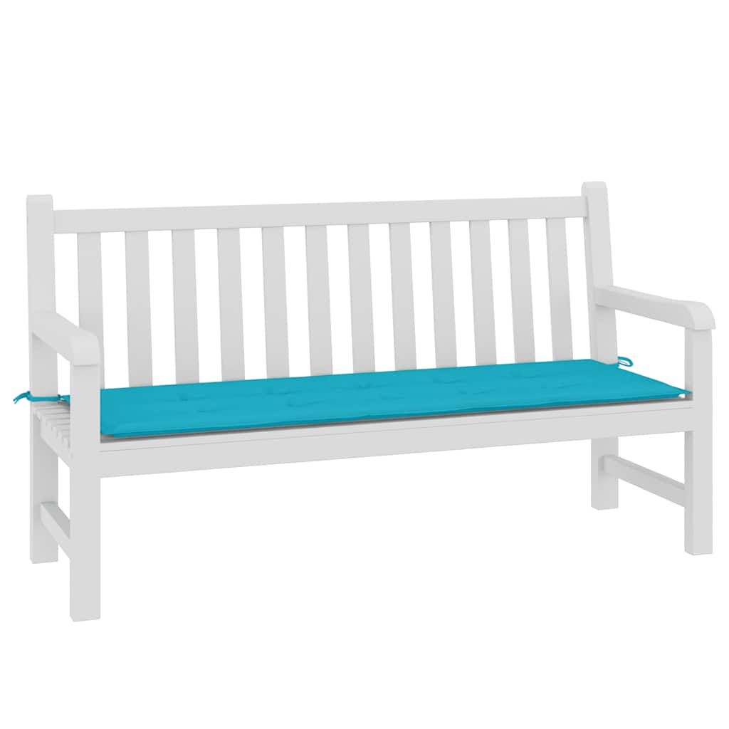 Gartenbank-Auflage Türkis 150x50x4 cm Oxford-Gewebe