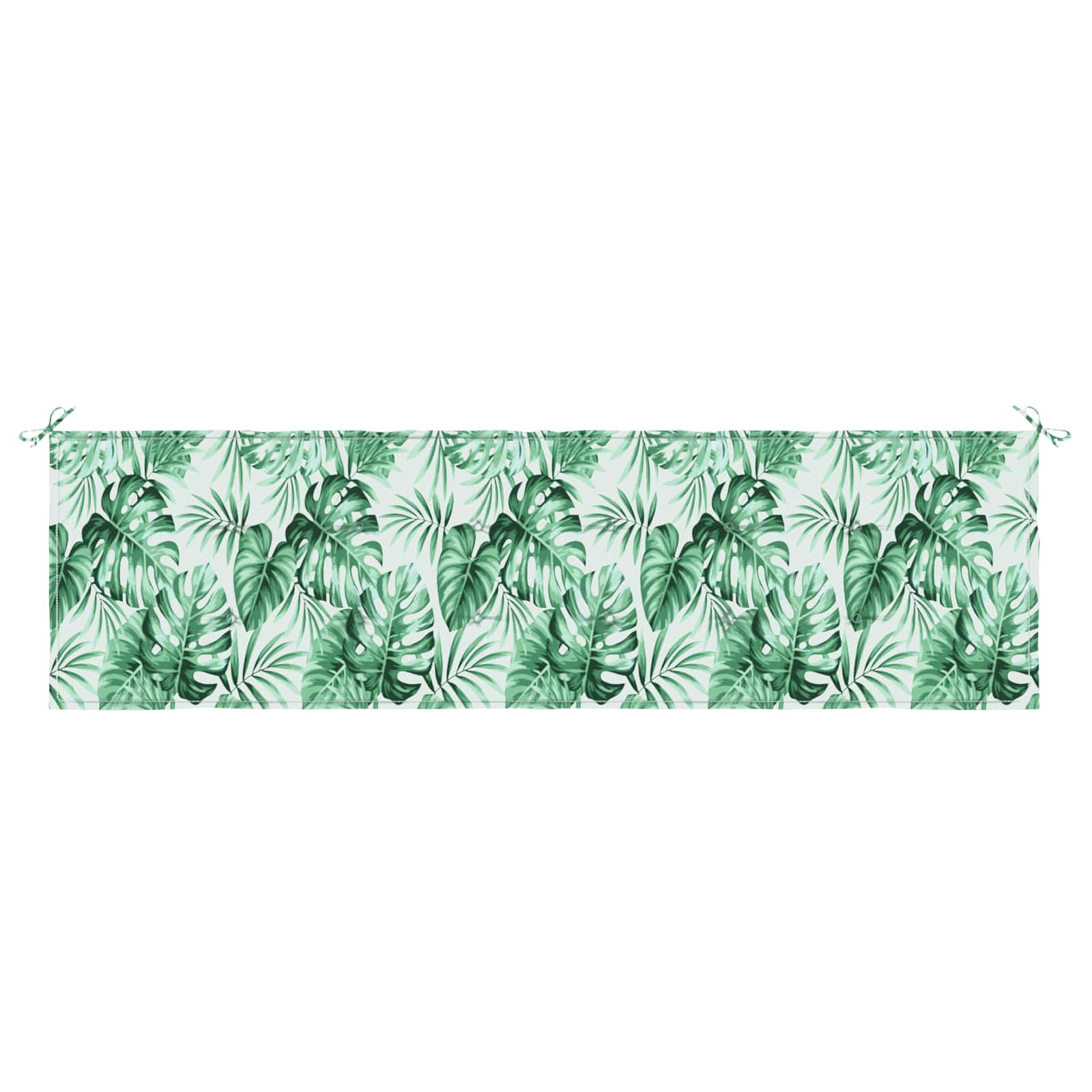 Bankpolster Blatt Blattmuster 150 x 50 x 3 cm Oxford-Stoff