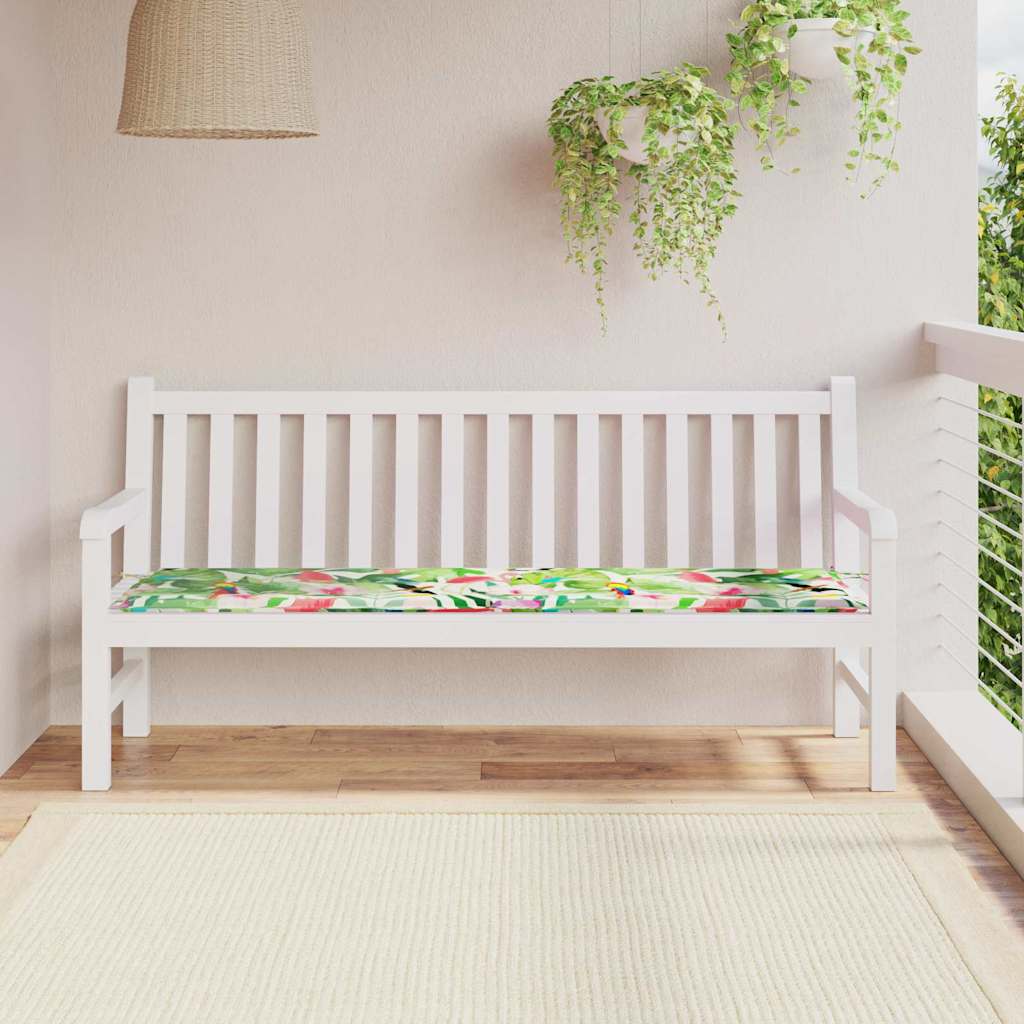 Bankpolster Floral Mehrfarbig 150 x 50 x 3 cm Oxford-Stoff