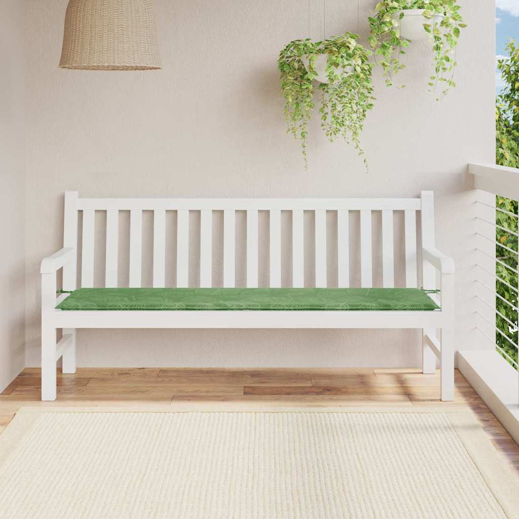 Bankpolster Blatt Blattdesign 150 x 50 x 3 cm Oxford-Stoff