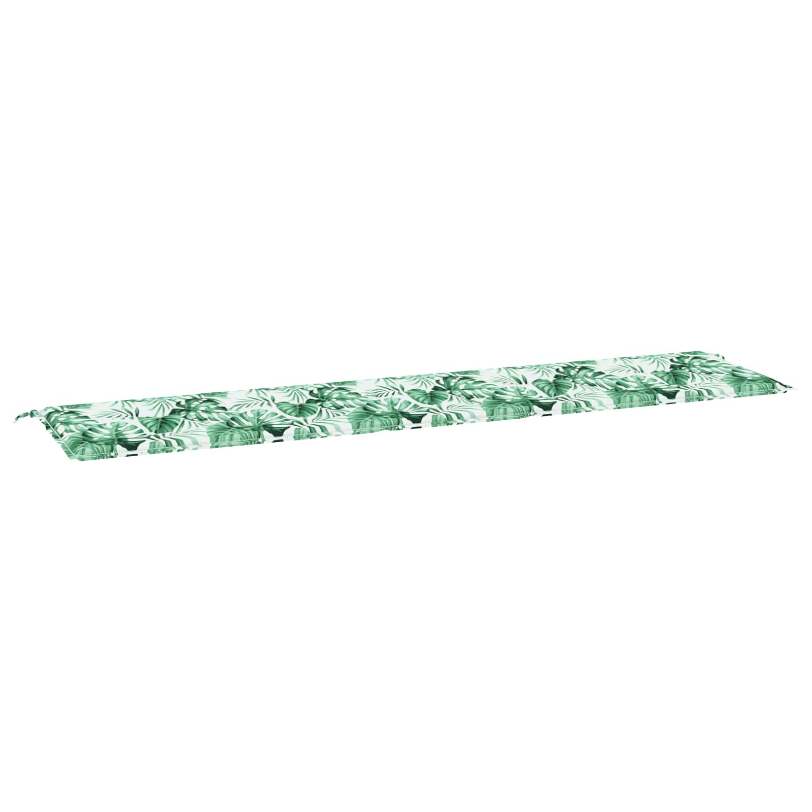 Bankpolster Blatt Blattmuster 200 x 50 x 3 cm Oxford-Stoff