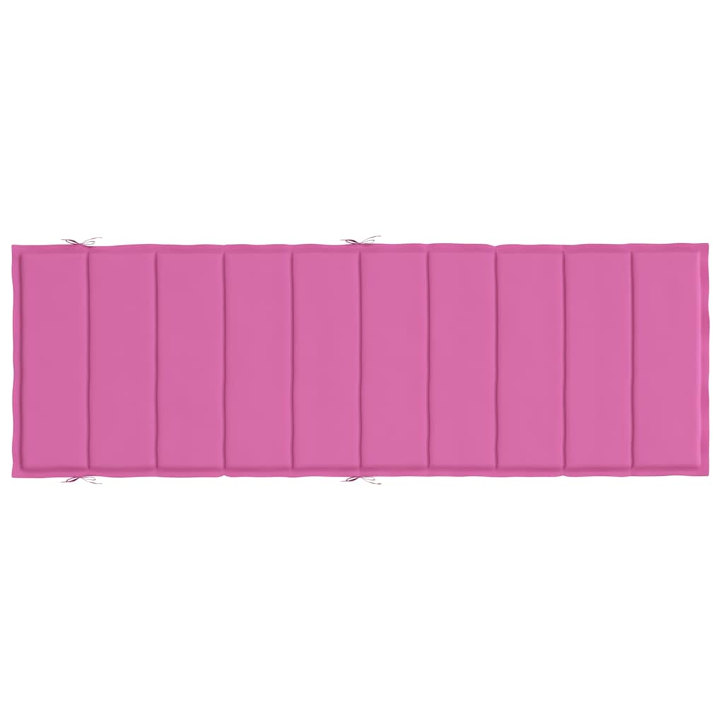 Sonnenliegen-Auflage Rosa Oxford-Gewebe