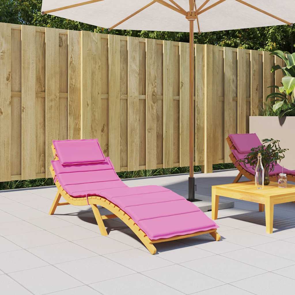 Sonnenliegen-Auflage Rosa Oxford-Gewebe