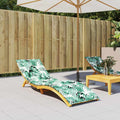 Liege-Kissen Blatt Blattmuster 200 x 70 x 3 cm Oxford-Stoff