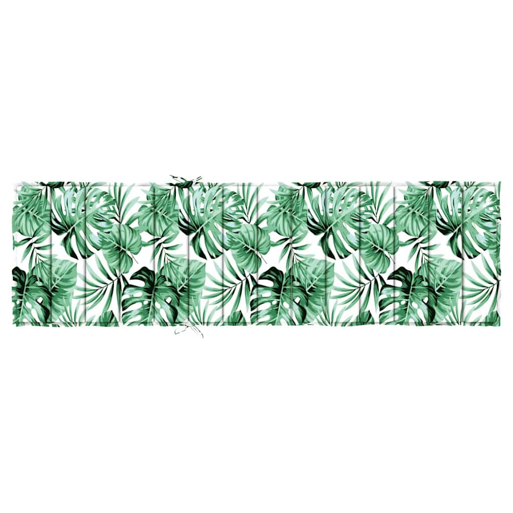 Liege-Kissen Blatt Blattmuster 200 x 70 x 3 cm Oxford-Stoff