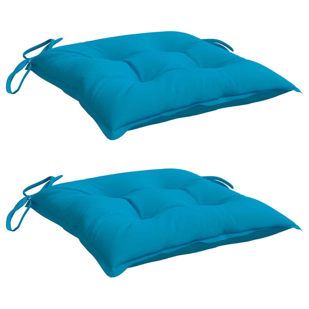 Palettenkissen 2 Stk. Hellblau 50x50x7 cm Oxford-Gewebe