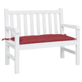 Gartenbank-Auflage Weinrot 100x50x7 cm Oxford-Gewebe