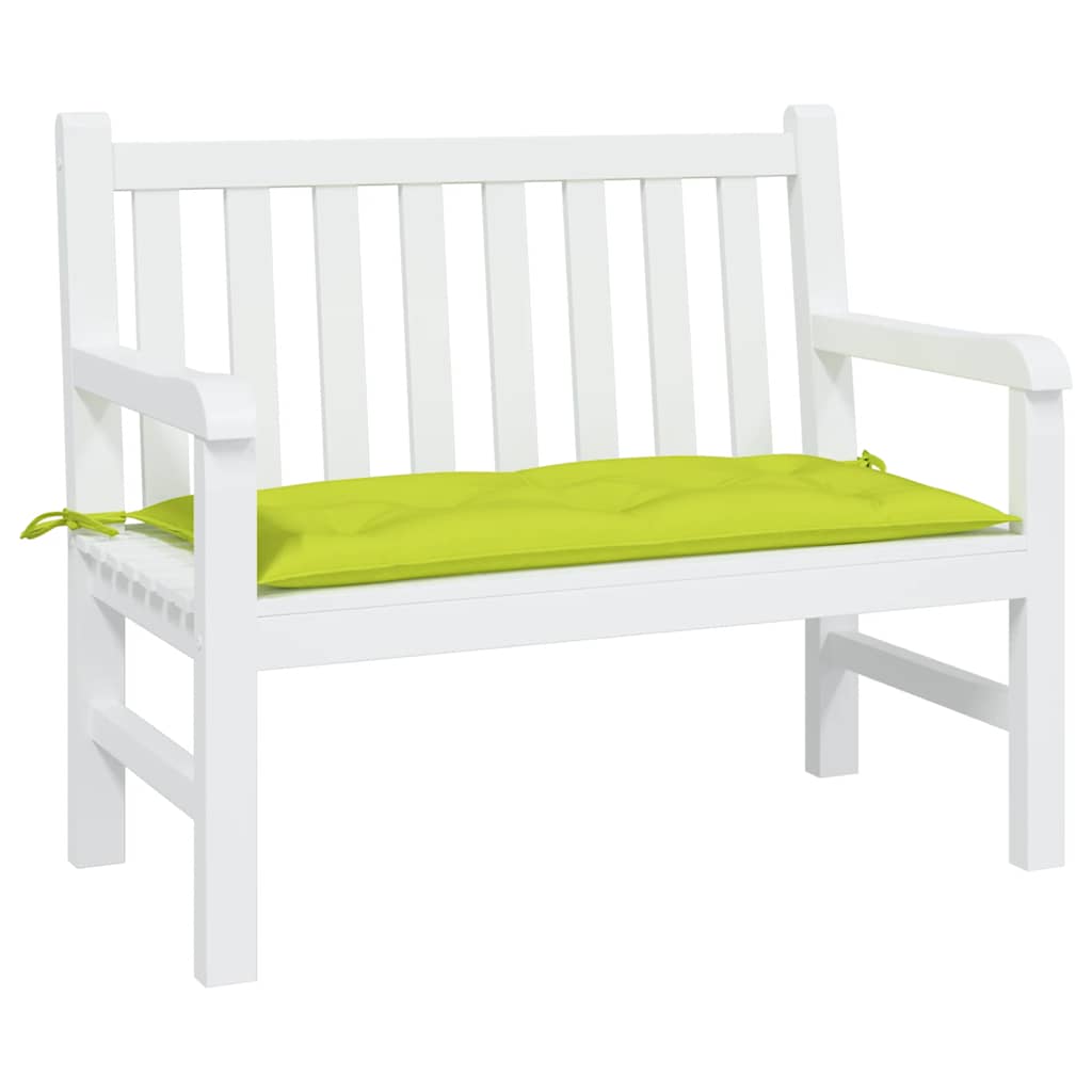 Gartenbank-Auflage Knallgrün 100x50x7 cm Oxford-Gewebe