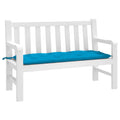 Gartenbank-Auflage Hellblau 120x50x7 cm Oxford-Gewebe