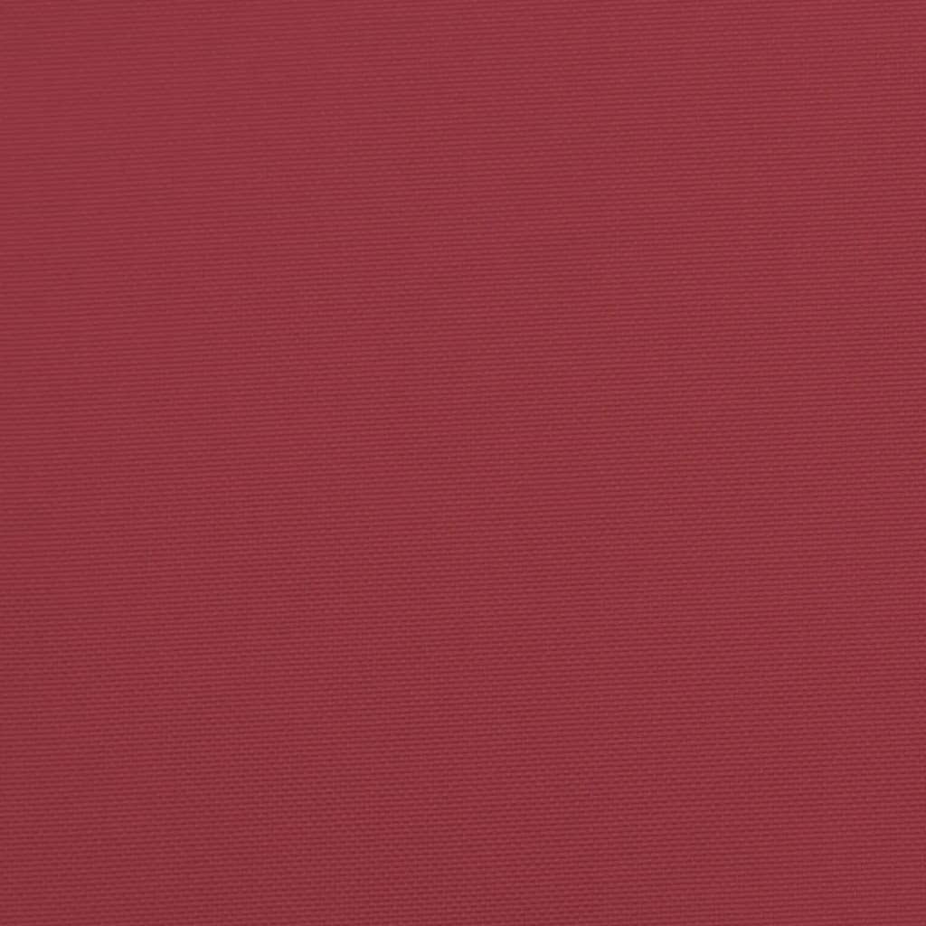 Gartenbank-Auflage Weinrot 120x50x7 cm Oxford-Gewebe