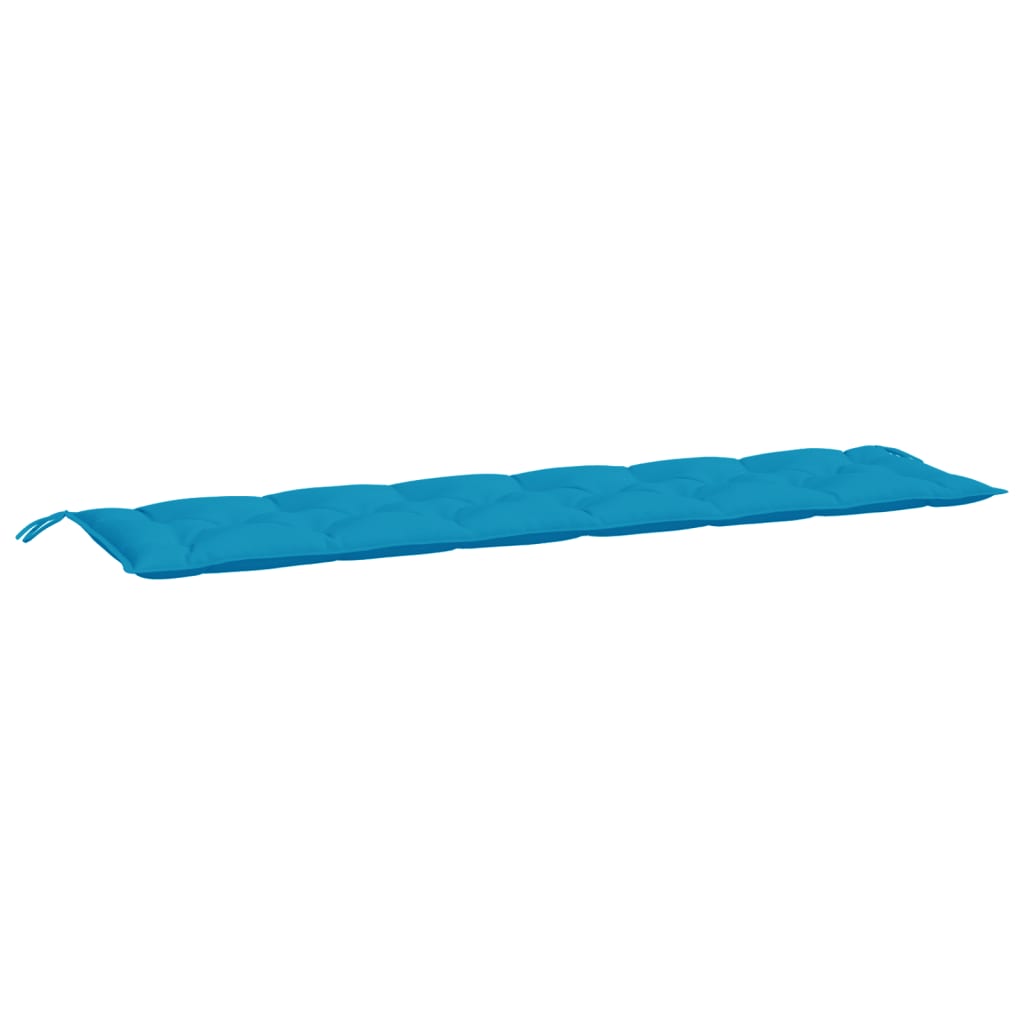 Gartenbank-Auflage Hellblau 200x50x7 cm Oxford-Gewebe