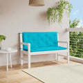 Gartenbank-Auflagen 2 Stk. Türkis 120x50x7 cm Stoff