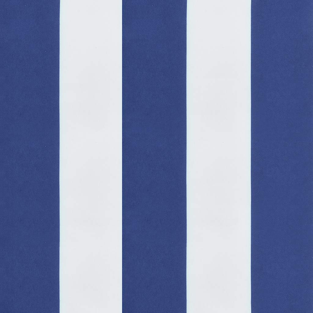 Gartenbank-Auflagen 2 Stk. Blau&Weiß Gestreift 200x50x7cm Stoff