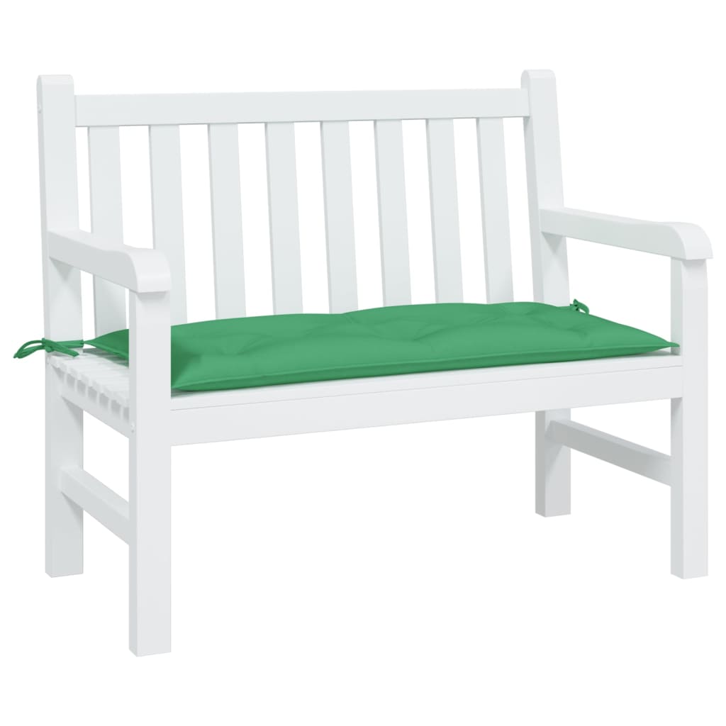Gartenbank-Auflage Grün 110x50x7 cm Oxford-Gewebe