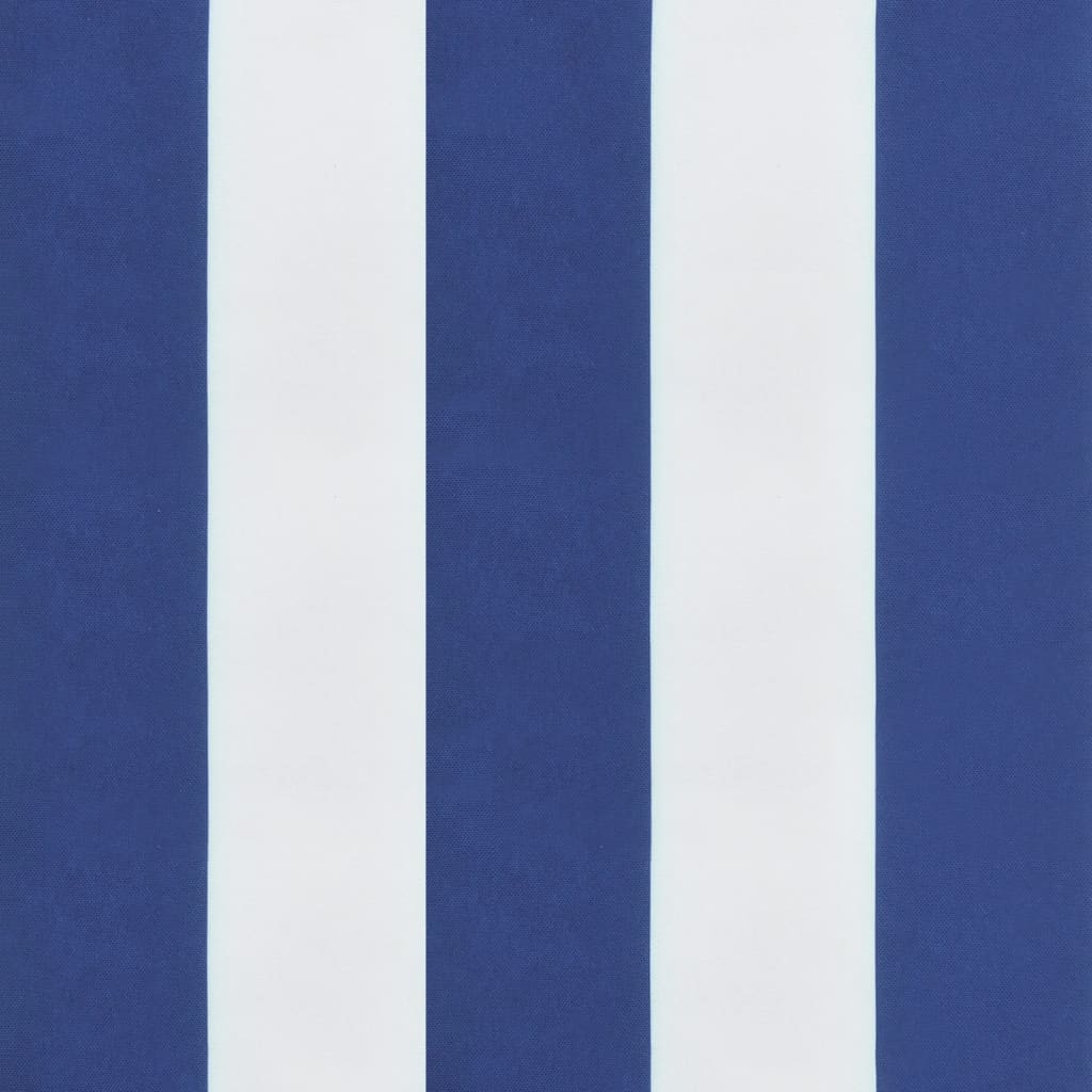Gartenbank-Auflage Blau&Weiß Gestreift 110x50x7 cm Stoff