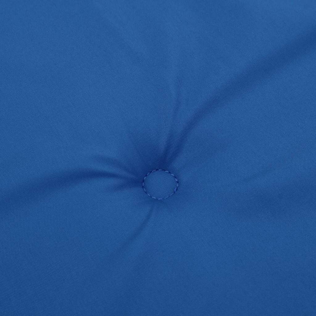 Stuhlkissen Uni 2 pcs Blau 58 x 77 x 4,5 cm Oxford-Stoff