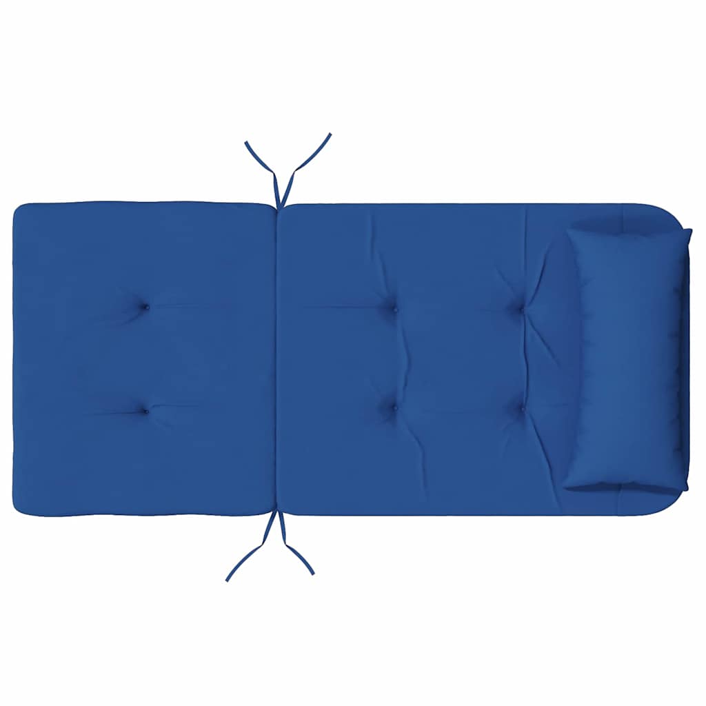 Stuhlkissen Uni 2 pcs Blau 58 x 77 x 4,5 cm Oxford-Stoff