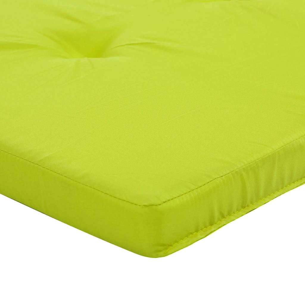Stuhlkissen Uni 2 pcs Hellgrün 58 x 77 x 4,5 cm Oxford-Stoff
