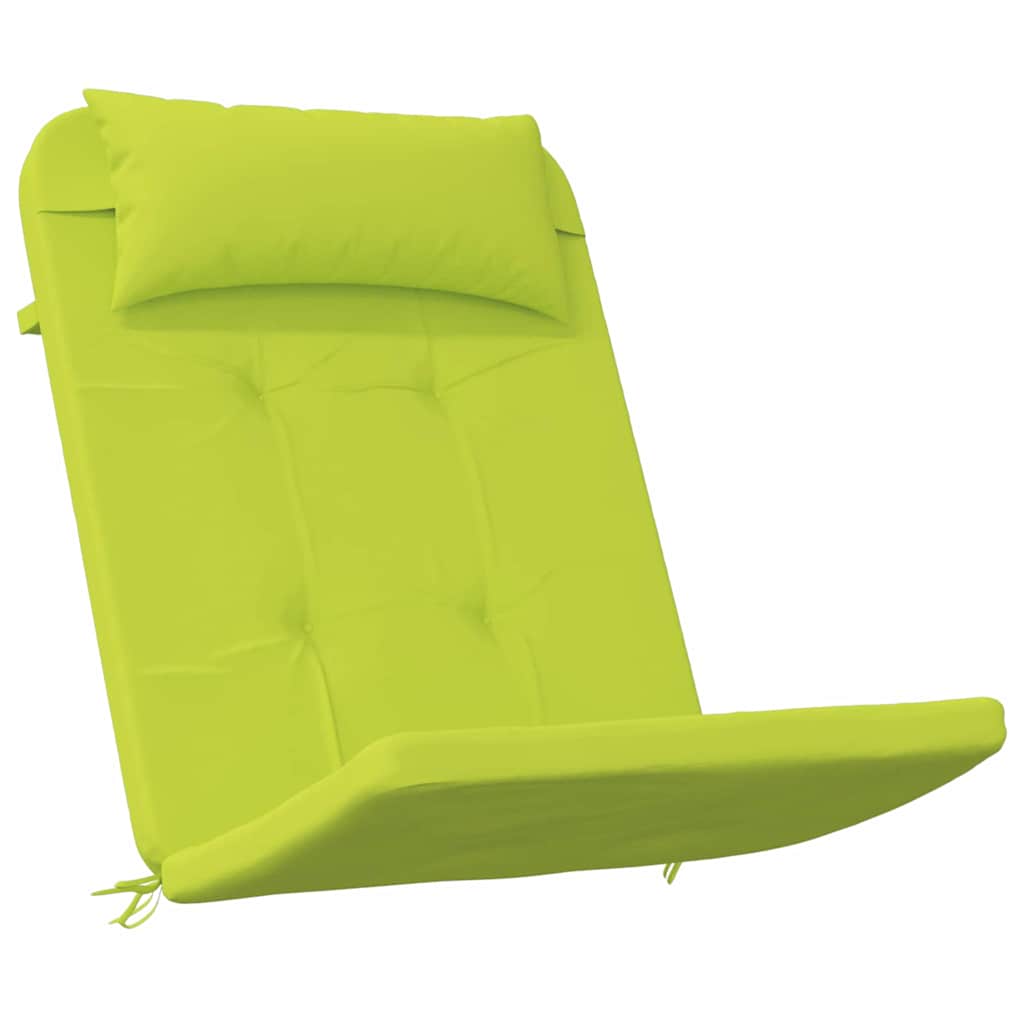 Stuhlkissen Uni 2 pcs Hellgrün 58 x 77 x 4,5 cm Oxford-Stoff