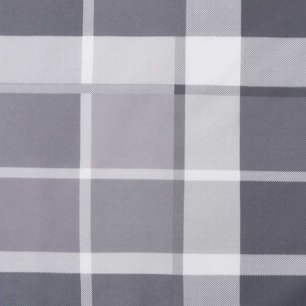 Adirondack-Auflagen 2 Stk. Grau Karomuster Oxford-Gewebe