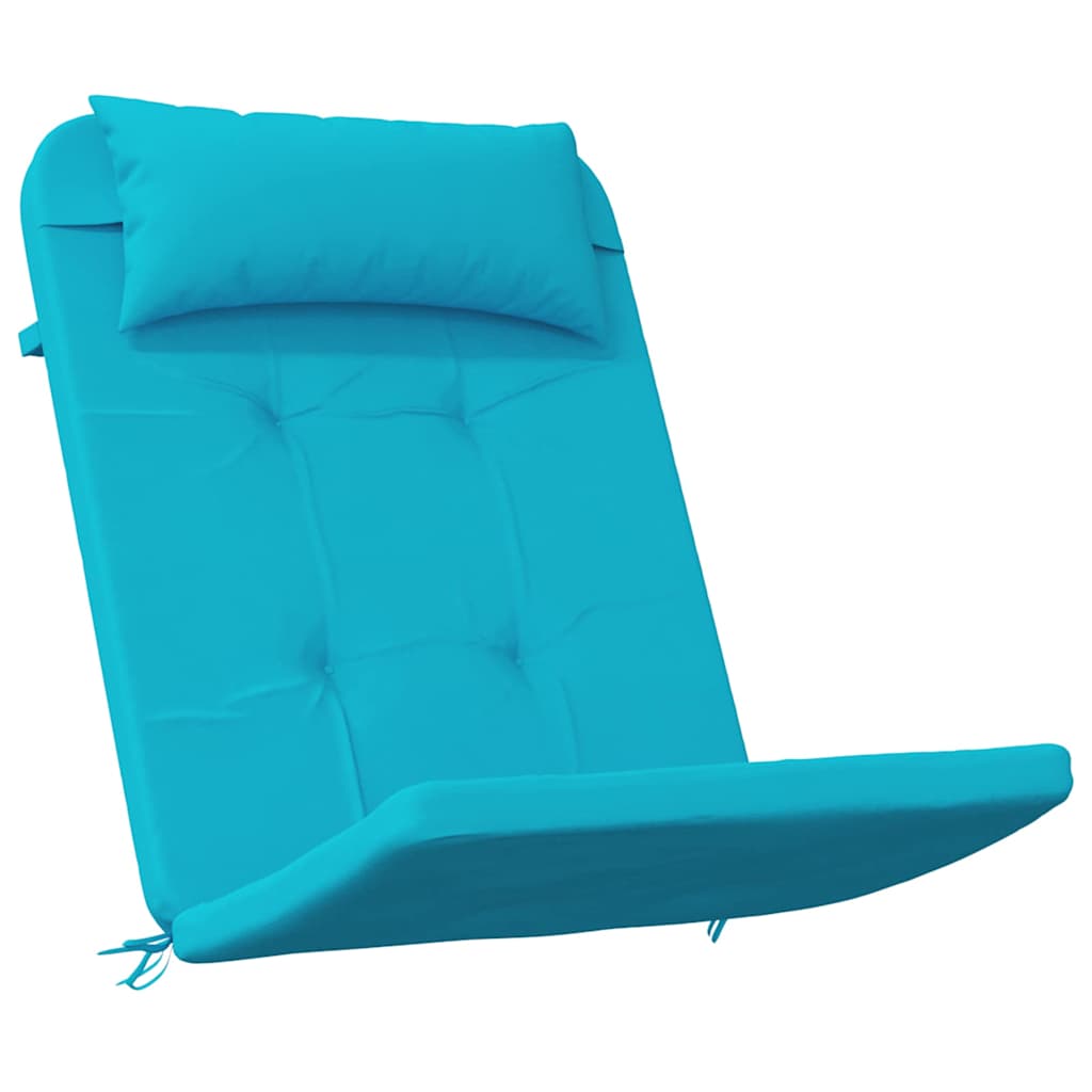 Stuhlkissen Uni 2 pcs Türkis 58 x 77 x 4,5 cm Oxford-Stoff